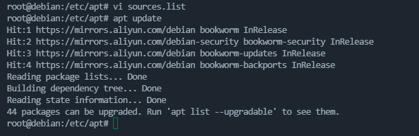 apt update 去除错误提示